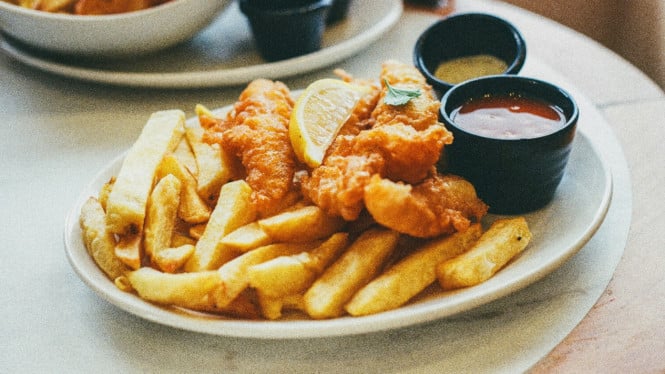 Fish and Chips yang Terlihat Nikmat