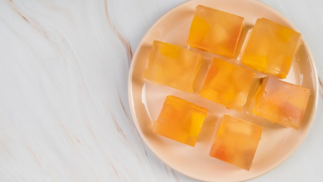 Jelly Susu yang sehat dan menyegarkan