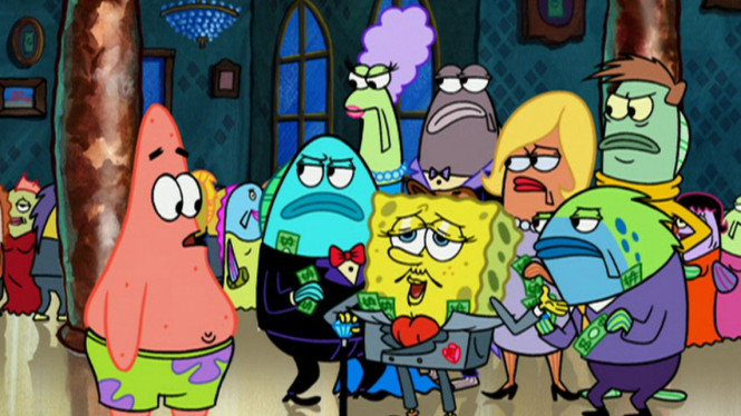 SpongeBob kaya mendadak, tapi kehilangan lebih dari sekadar uang.