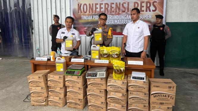 Kapolresta Tunjukkan Barang Bukti