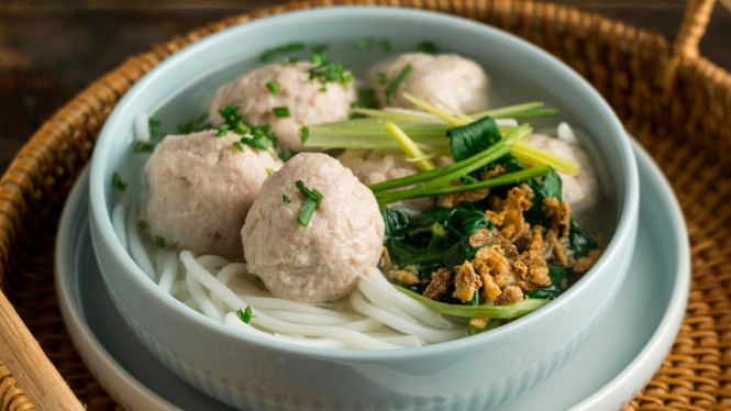 Bakso yang Terlihat Enak dan Segar