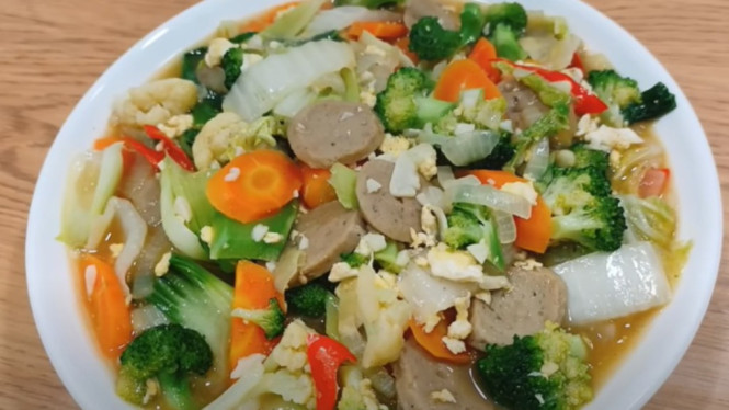 Capcay sayur kuah yang enak dan mudah anda buat