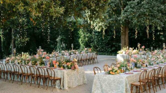 Inspirasi Dekorasi Garden Party Wedding yang Romantis dan Elegan