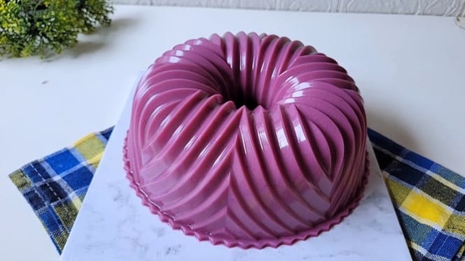 Resep puding ubi ungu kreasi rumahan