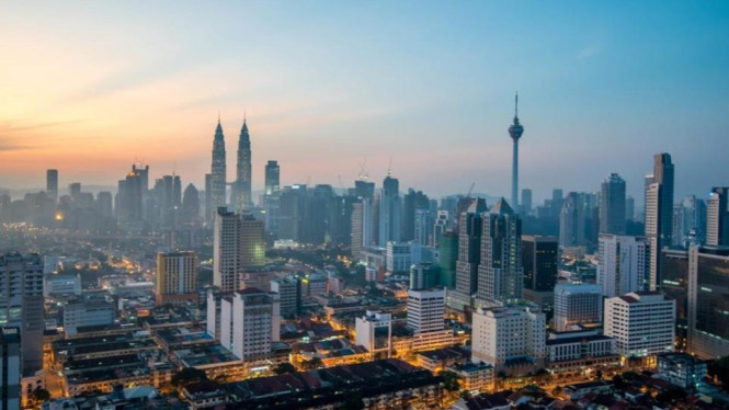 Pemandangan Kota Kuala Lumpur Ibu Kota Malaysia