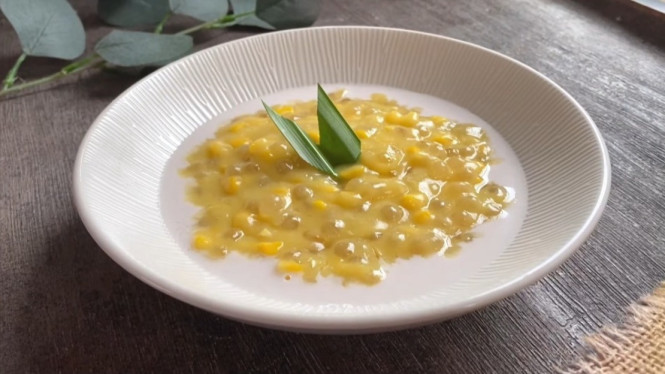 Bubur jagung sagu mutiara