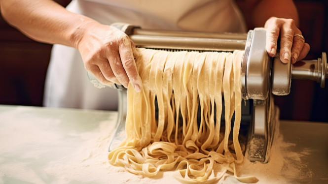 Pasta homemade kenyal lezat