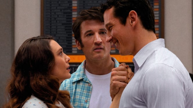 Miles Teller dan Elizabeth Olsen dalam Eternity