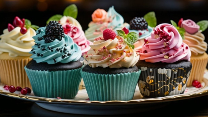 Resep Assorted Cupcake untuk sajian pesta