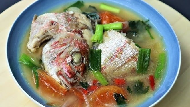 Resep sup ikan kakap kuah bening segar dan nikmat