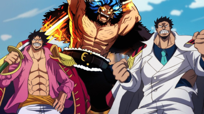 One Piece hapter 1156, Garp dan Roger berseteru