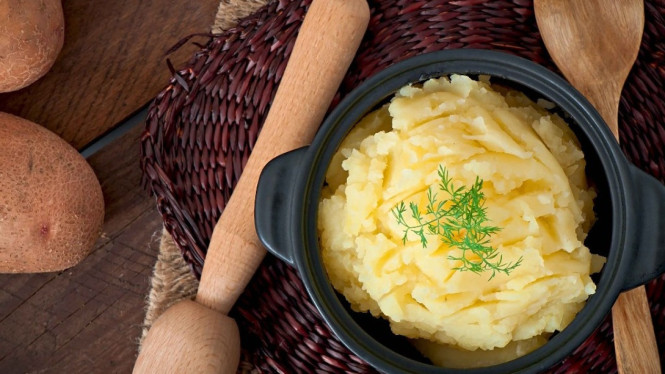 Mashed potato creamy, cuma 4 bahan!