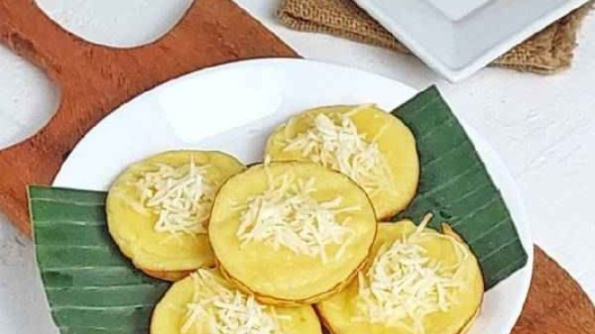 Kue lumpur labu lembut dan Legit !