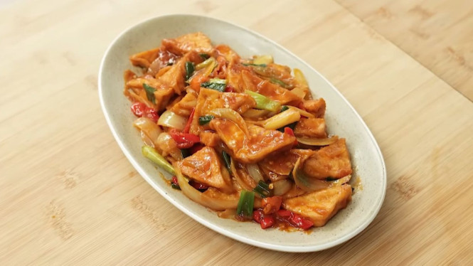 Tahu Saus Padang enaknya bikin nambah terus