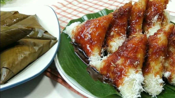 Resep Lopis Kenyal dan Legit, Jajanan Pasar Tradisional