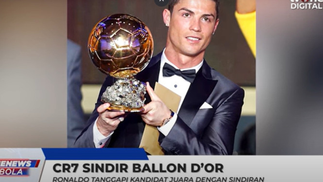 1 Alasan Mengejutkan Ronaldo Sebut Ballon d’Or Fiktif!