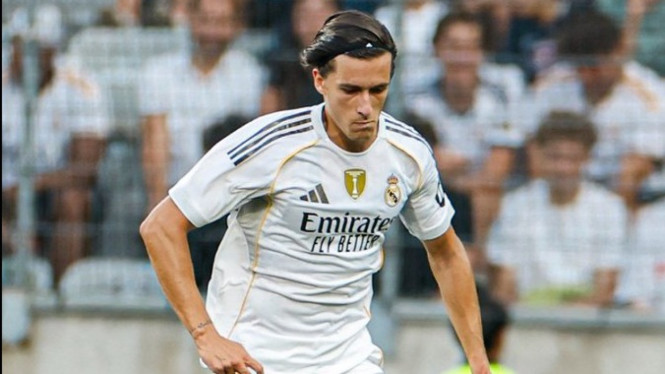 Alvaro Carreras, menjalani debut saat Real Madrid vs WSG Tirol