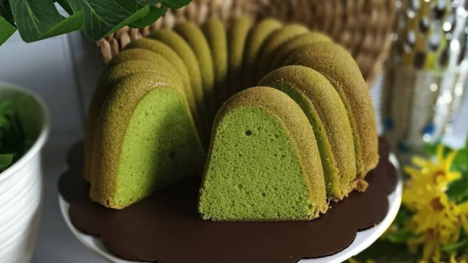 Bolu Pandan Santan, kue lembut yang pas jadi camilan keluarga