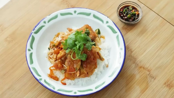 Telur tomat bikin makan tambah lahap