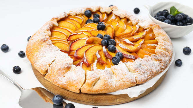 Galette buah manis renyah