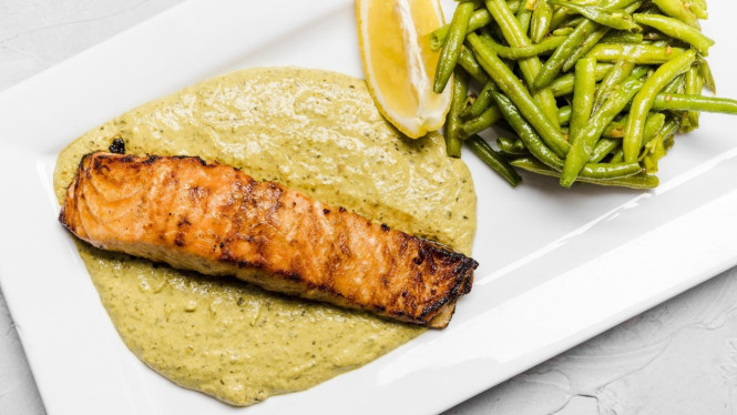 Salmon krim kari lembut