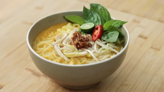 Bihun laksa kuah menggoda selera