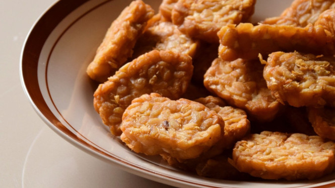 Tempe goreng lauk harian