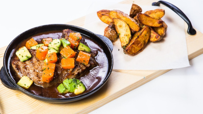 Ilustrasi American mix grill