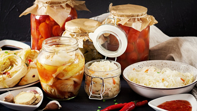 makanan fermentasi kaya probiotik