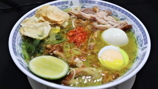 Resep soto ayam bumbu kuning tanpa santan