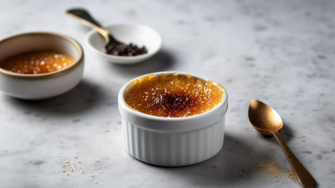 Creme Brulee Manis Lembut