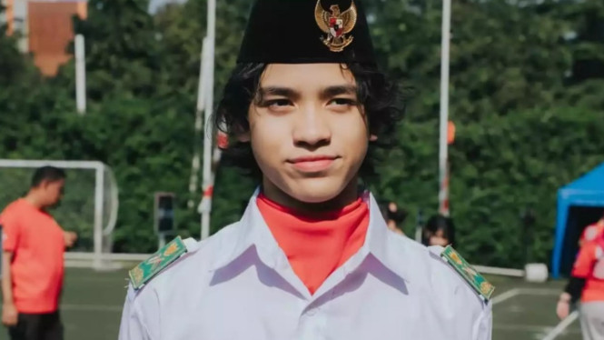 Anak BCL Tampil Beda di Lapangan Upacara, Warganet Auto Salfok