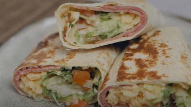 Breakfast Burrito enak dan rasanya menggugah selera