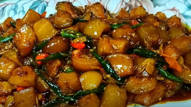 Kikil Kecap Pedas yang Gurih Mantap