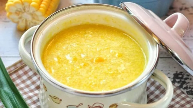 Bubur jagung manis, camilan hangat untuk keluarga