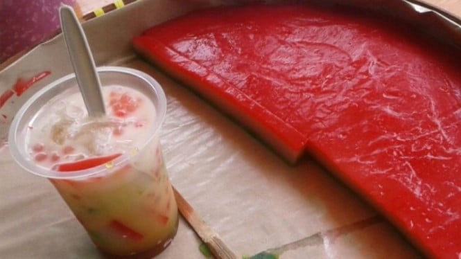 Resep dan cara membuat es selendang mayang khas Betawi