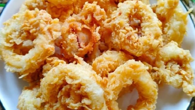 Cumi Goreng Tepung Crispy