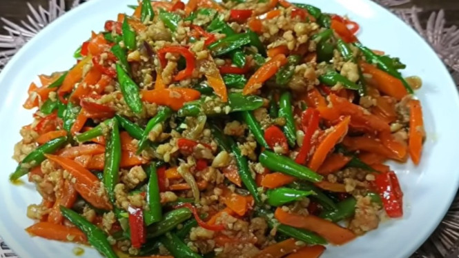 Oseng Wortel Buncis Udang Enak Dan Menggugah Selera