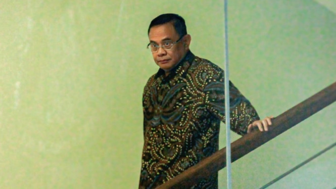 Bupati Pati, Sudewo, usai menjalani pemeriksaan di KPK