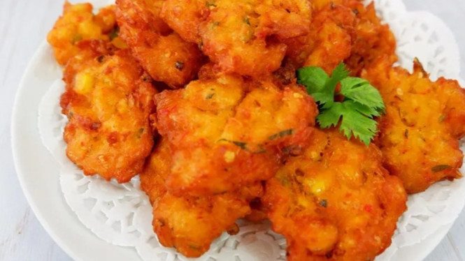 Dadar Jagung Pedas Crispy, Sekali Gigi