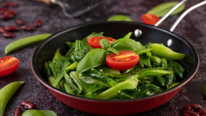 Masakan rumahan dari sayur genjer yang simple dan enak