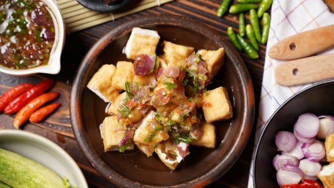 Tahu Gejrot Khas Cirebon
