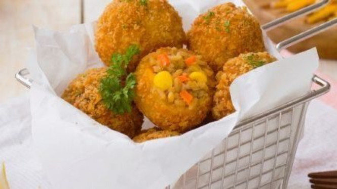 Sisa nasi berubah jadi kroket istimewa penuh rasa