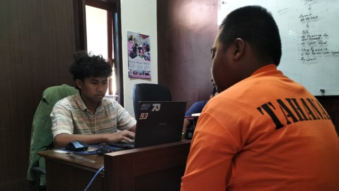 Tersangka pencurian diamankan di Polres Situbondo