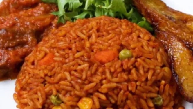 Jollof Rice Khas Afrika Rasanya Pecah di Mulut