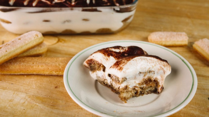 Tiramisu tanpa oven creamy.