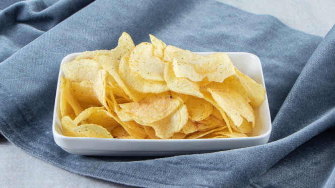 Potato chips homemade tanpa bahan pengawet buatan