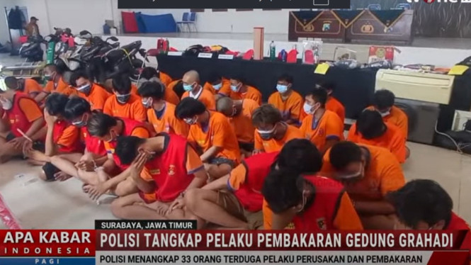 Polisi Ungkap Motif Pembakaran Gedung Grahadi