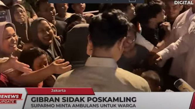 Wakil Presiden Gibran Tiba-Tiba Datangi Pos Ronda