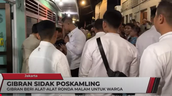 Gibran Kunjungi Posko Dapur Umum di Jakarta Selatan